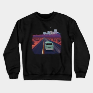 Las Vegas Desert Roadtrip Van life overland tour phish dead heads hippie Crewneck Sweatshirt